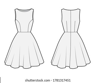 semi formal attire for women drawing