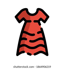 dünne Linie, Vektorsymbol in flachem Design, einzelne Vektorsymbol