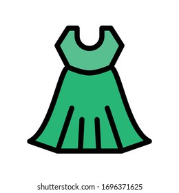icono de color plano vectorial 