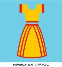 dress  vector icon