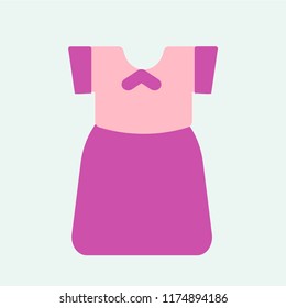 dress vector icon
