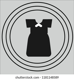 dress vector icon