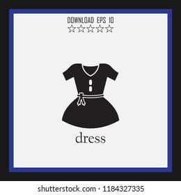 dress vector icon