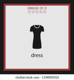 dress  vector icon