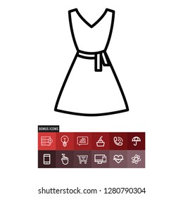 Dress vector icon