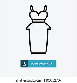 Dress vector icon