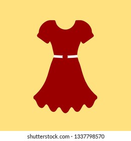 dress vector icon