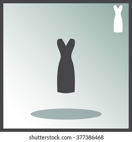 Dress vector icon.
