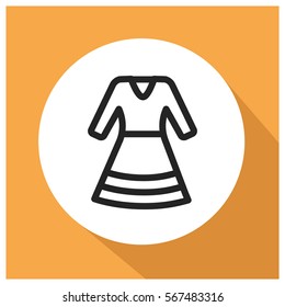 Dress vector icon