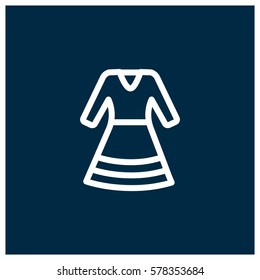 Dress vector icon