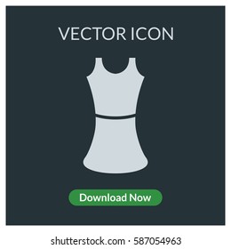 Dress vector icon