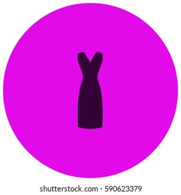 Dress vector  icon