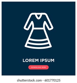 Dress vector icon