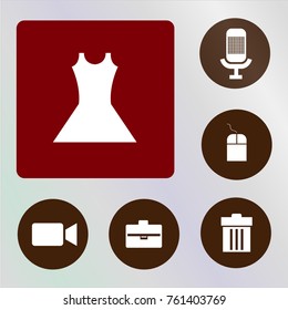 dress vector icon