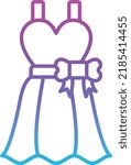 Dress vector icon. Can be used for printing, mobile and web applications.