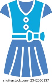 Dress vector icon. Can be used for printing, mobile and web applications.