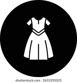 Dress vector icon. Can be used for printing, mobile and web applications.