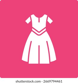 Dress vector icon. Can be used for printing, mobile and web applications.