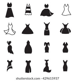 Dress Vector Icon Collection