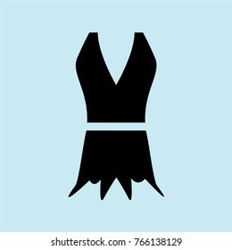 dress vector icon illustration