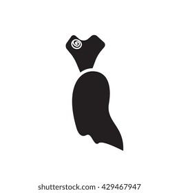 Dress Vector Icon Isolated