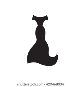 Dress Vector Icon Isolated