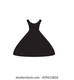 Dress Vector Icon Isolated