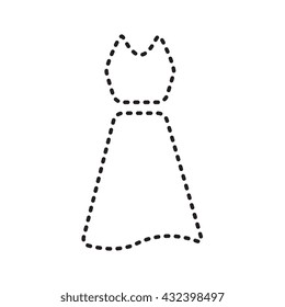 Dress Vector Icon Isolated