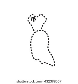 Dress Vector Icon Isolated