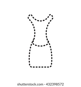 Dress Vector Icon Isolated