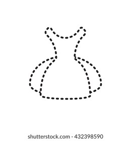 Dress Vector Icon Isolated
