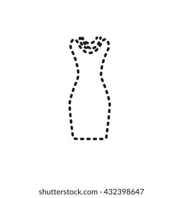 Dress Vector Icon Isolated