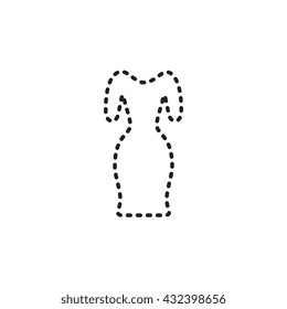Dress Vector Icon Isolated