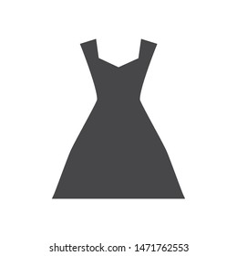 Dress vector icon, simple sign for web site and mobile app.
