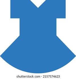 Dress Vector illustration on a transparent background.Premium quality symbols.Glyphs vector icon for concept and graphic design. 
