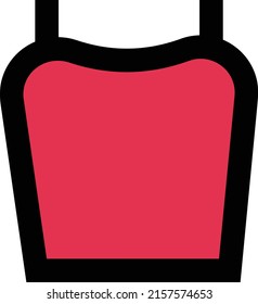 dress Vector illustration on a transparent background.Premium quality symmbols.Stroke vector icon for concept and graphic design.