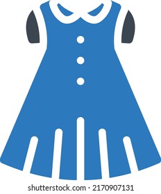 Dress Vector Illustration auf transparentem Hintergrund.Symbole in Premium-Qualität.Glyphen Vektorsymbol für Konzept und Grafikdesign.