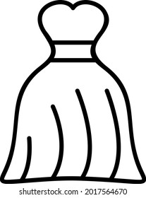 Design des Vektorleitbildes für Dress
