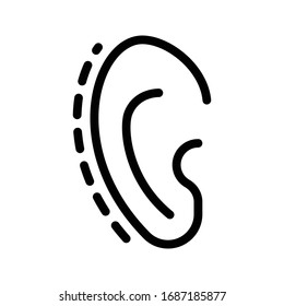 dress vector thin line icon 