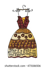 Dress Zentangle
