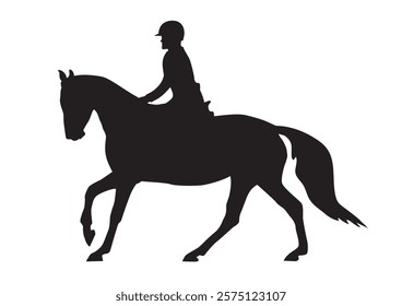 Dressage, horse, animal, art, equestrian, riding, girl