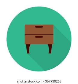 Dresser Icon Vector.