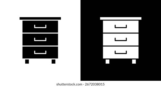 Dresser-Symbol, Vektorsymbol. Flache Abbildung.