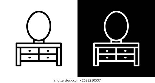 Dresser icon vector illustration for web and mobile