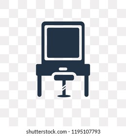 Dresser vector icon isolated on transparent background, Dresser transparency concept can be used web and mobile
