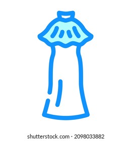 dresses evening gowns garment color icon vector. dresses evening gowns garment sign. isolated symbol illustration