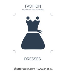 dresses icon. high quality filled dresses icon on white background. from fashion collection flat trendy vector dresses symbol. use for web and mobile