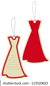 Dresses price tags