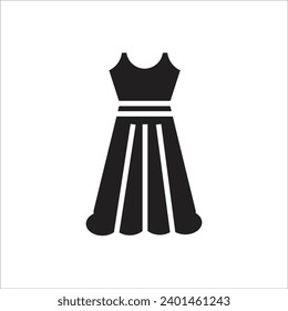 dresses vector icon line new