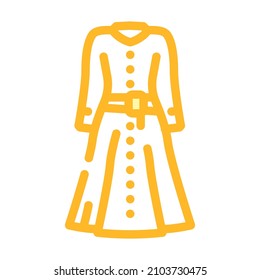 dresses workwear color icon vector. dresses workwear sign. isolated symbol illustration
